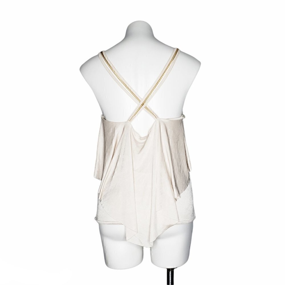 River Island Chain Criss Cross Tiered Cami Top - Picture 2 of 2